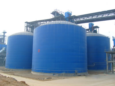 万安水泥钢板库改造