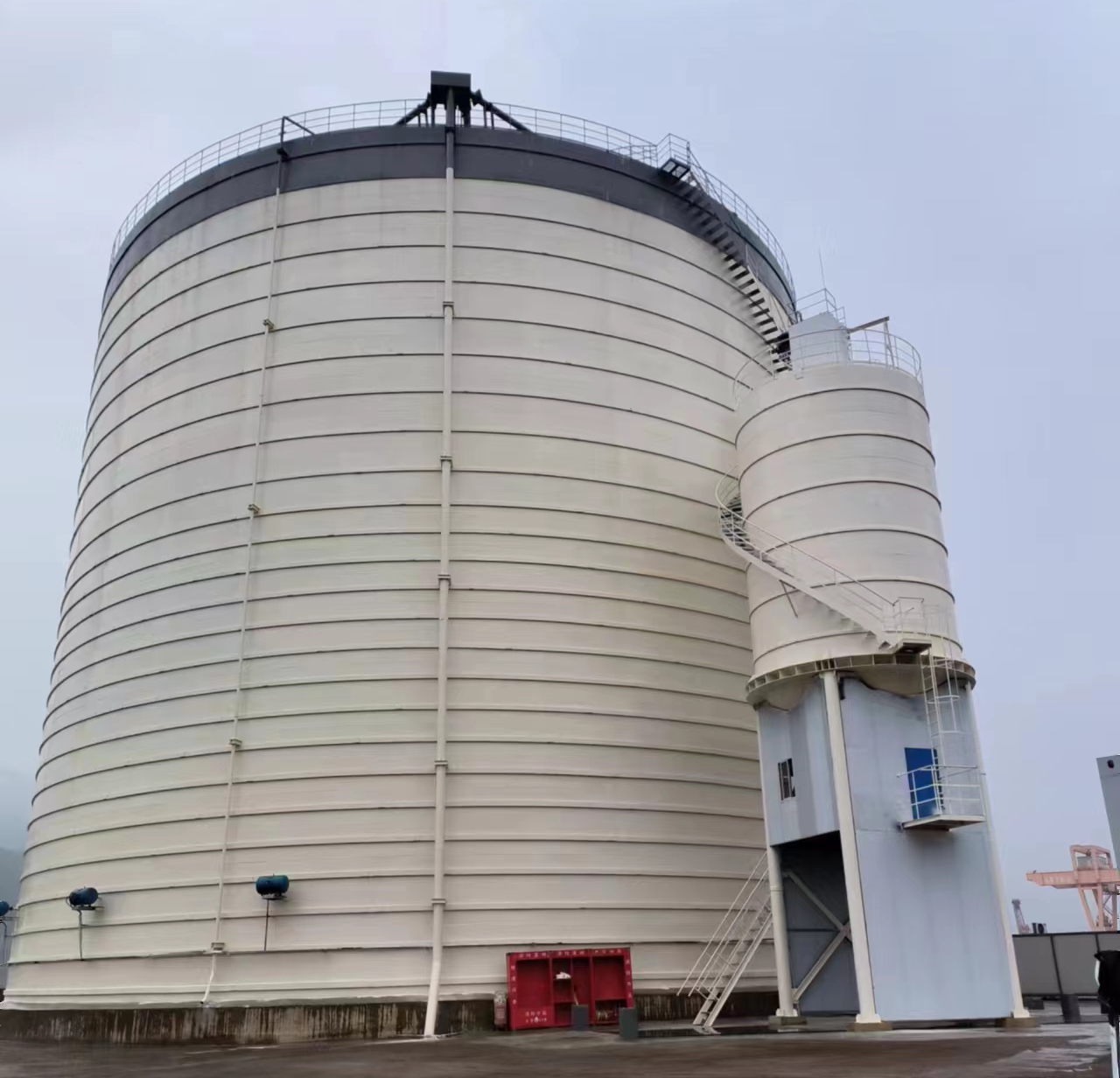 万安10万吨水泥钢板库